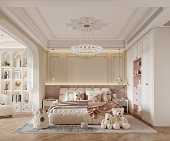 French Style Girl's Room Daughter's Room-ID:292614945