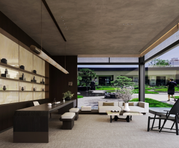 New Chinese Style Real Estate Sales Office-ID:765412091