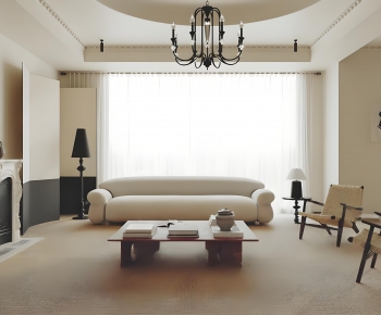 French Style A Living Room-ID:347799064