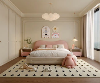 French Style Girl's Room Daughter's Room-ID:529639012