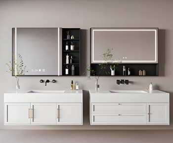 Modern Bathroom Cabinet-ID:107657915