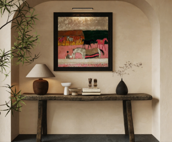 Wabi-sabi Style Console-ID:239434004