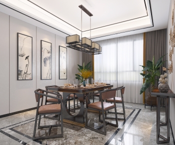 New Chinese Style Dining Room-ID:463586095