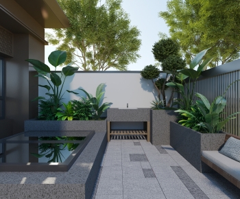 Modern Courtyard/landscape-ID:119813924