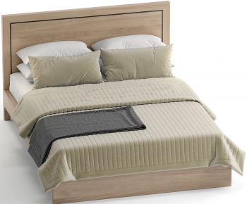 Modern Double Bed-ID:866846086