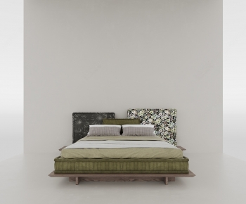 Modern Double Bed-ID:630677949