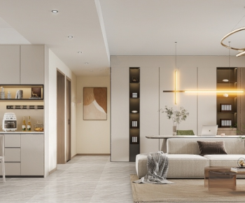 Modern A Living Room-ID:736464986