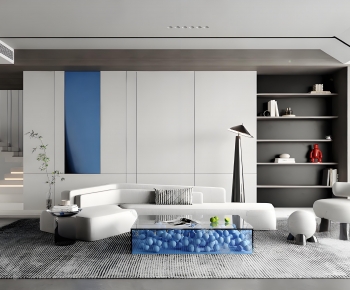 Modern A Living Room-ID:566859016