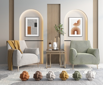 Modern Single Sofa-ID:507158995