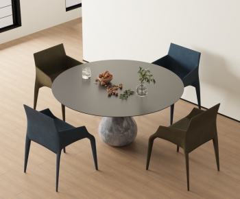 Modern Dining Table And Chairs-ID:544876109