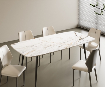 Modern Dining Table And Chairs-ID:896720923