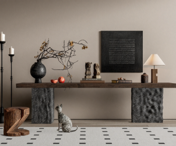 Wabi-sabi Style Table-ID:879945041