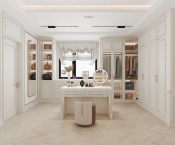 French Style Clothes Storage Area-ID:409579386