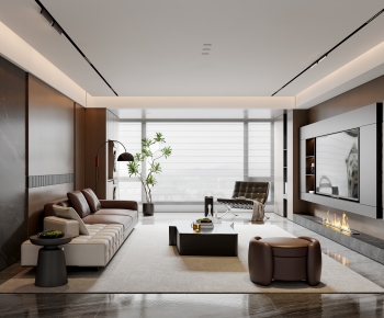 Modern A Living Room-ID:670550116