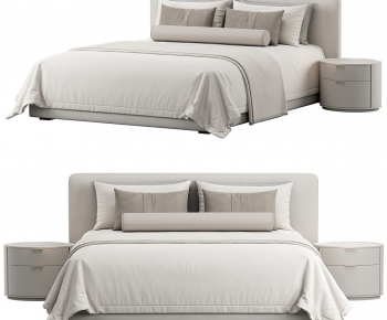 Modern Double Bed-ID:535804991