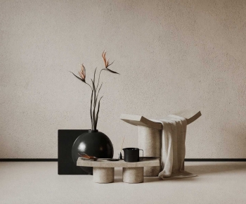 Wabi-sabi Style Stool-ID:265896089