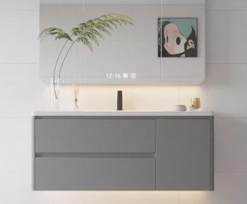 Modern Bathroom Cabinet-ID:550735007