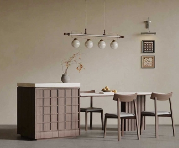 Modern Dining Table And Chairs-ID:391416077