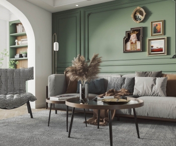 American Style A Living Room-ID:486481901