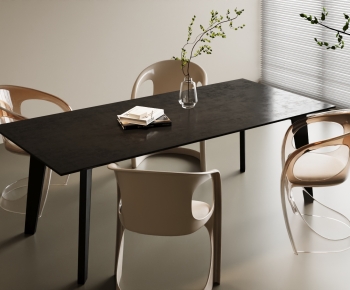 Modern Dining Table And Chairs-ID:735828972