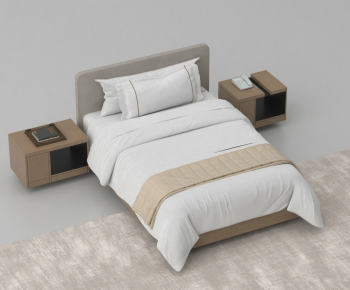 Modern Single Bed-ID:559973001