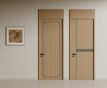 New Chinese Style Single Door-ID:445378075