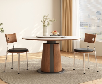 Modern Dining Table And Chairs-ID:599242936