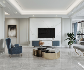 Modern A Living Room-ID:488786942