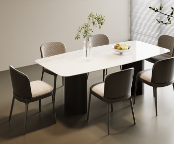 Modern Dining Table And Chairs-ID:493090238