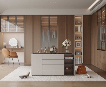 Modern Clothes Storage Area-ID:997524021