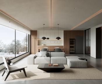Modern A Living Room-ID:544008978