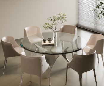 Modern Dining Table And Chairs-ID:481587894
