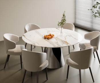 Modern Dining Table And Chairs-ID:648890027