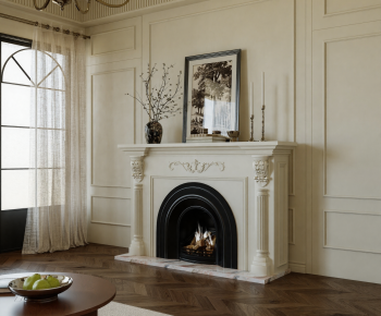 French Style A Living Room-ID:742300995