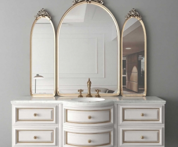 European Style Bathroom Cabinet-ID:395169978