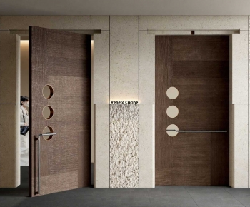 Wabi-sabi Style Single Door-ID:642731269