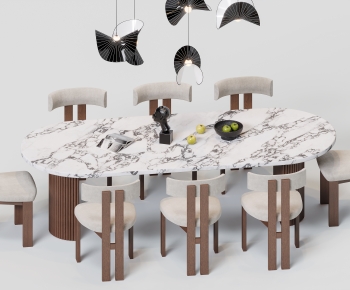 Modern Dining Table And Chairs-ID:177660948