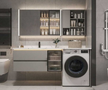 Modern Bathroom Cabinet-ID:905884987