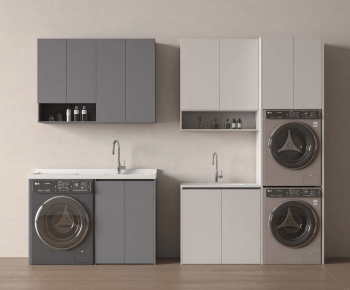 Modern Laundry Cabinet-ID:818367009