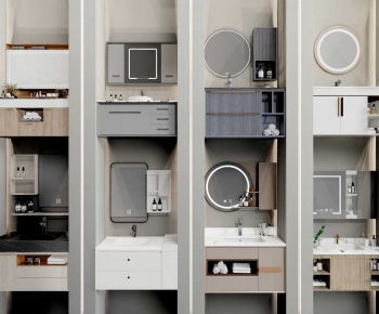 Modern Bathroom Cabinet-ID:239857916