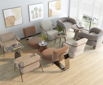 Modern Single Sofa-ID:251009549