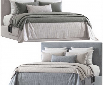 Modern Double Bed-ID:772809033