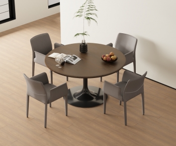 Modern Dining Table And Chairs-ID:858829025