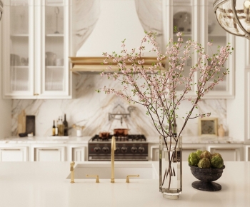 American Style Open Kitchen-ID:372109491