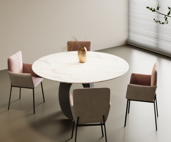 Modern Dining Table And Chairs-ID:718085059