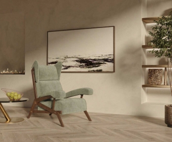 Wabi-sabi Style Lounge Chair-ID:741012109