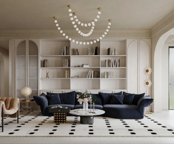 French Style A Living Room-ID:144871004