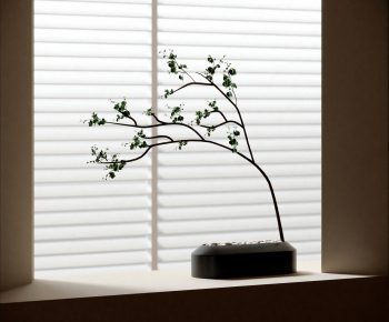 Modern Potted Green Plant-ID:432634125