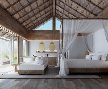 Southeast Asian Style Guest Room-ID:243685018