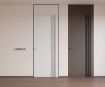 Modern Single Door-ID:604209976